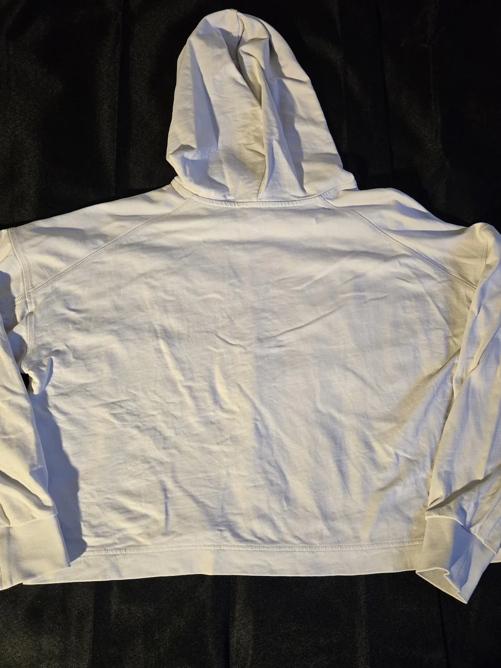COS PULLOVER HOODIE WHITE MEDIUM